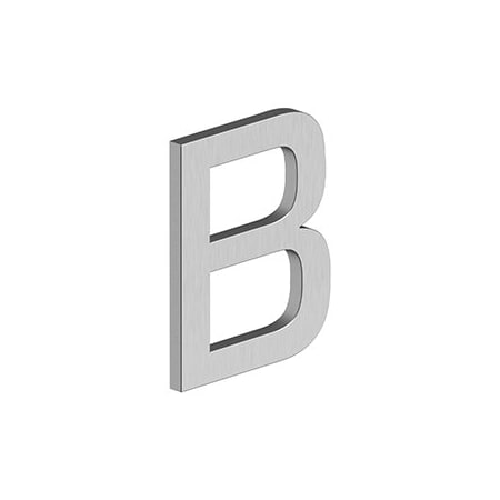 Deltana 4 LETTER B, E SERIES W/ RISERS, STAINLESS STEEL in Brushed Stainless RNE-BU32D